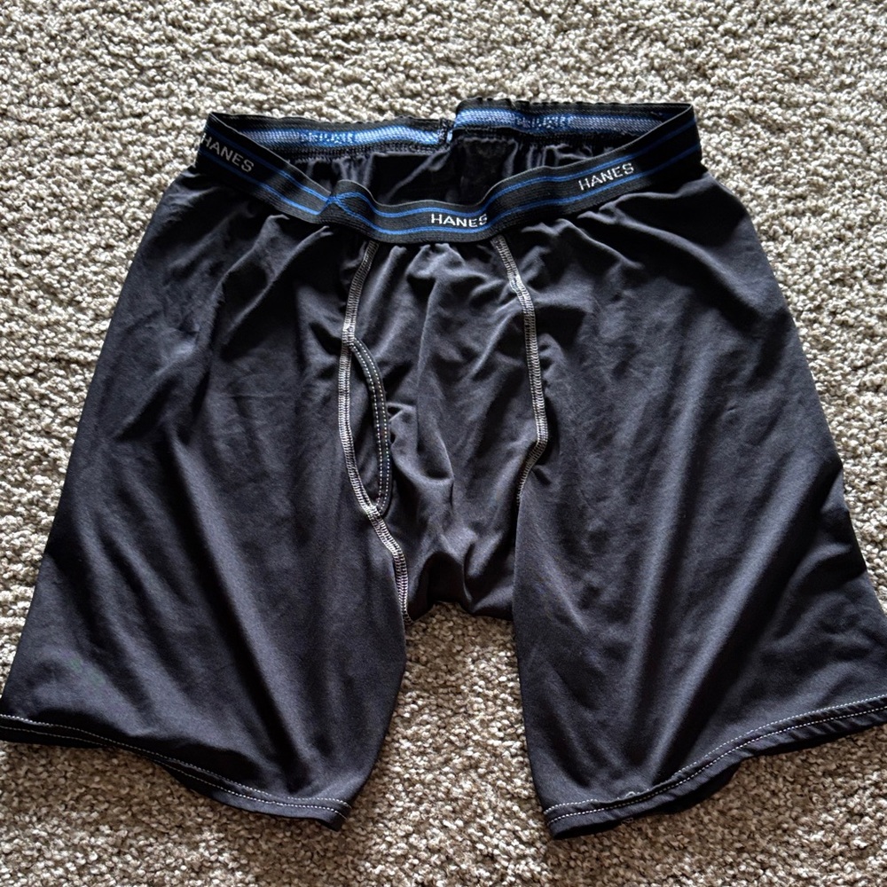 Hanes Men's Dark Gray Athletic Shorts